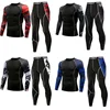 Men's tracksuit compression tight thermo underwear for men vetement homme quickly drying sets ► Photo 1/6