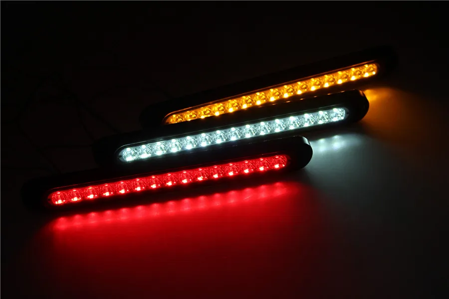 Led Tail Lights Tray 1Pcs universal LED Stop Tail Light for Tray Back Ultra Slim Trailer