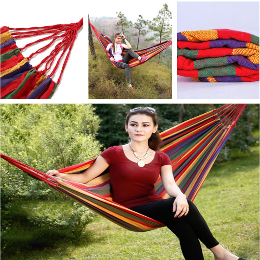 190*80cm Camping Sleeping Bag Hammock Outdoor Hanging Bed Swing Sleeping Bag With Drawstring Sack For Camping Travel Hiking