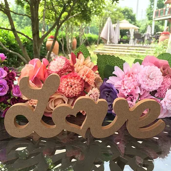

"LOVE" MDF Wooden Letters gift, wedding, birthday wood sign decoration
