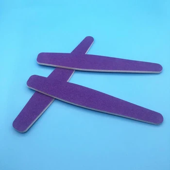 

JEARLYU 10pcs Nail Files Sanding 180/180 Purple Diamond Nail Art Sanding File for Nail Art Tips Manicure Accesssories Tools