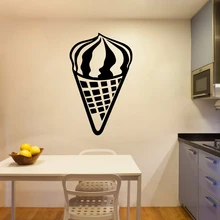 Free shipping  ice cream Family Wall Stickers Mural Art Home Decor Removable Wall Sticker Home Party Decor Wallpaper