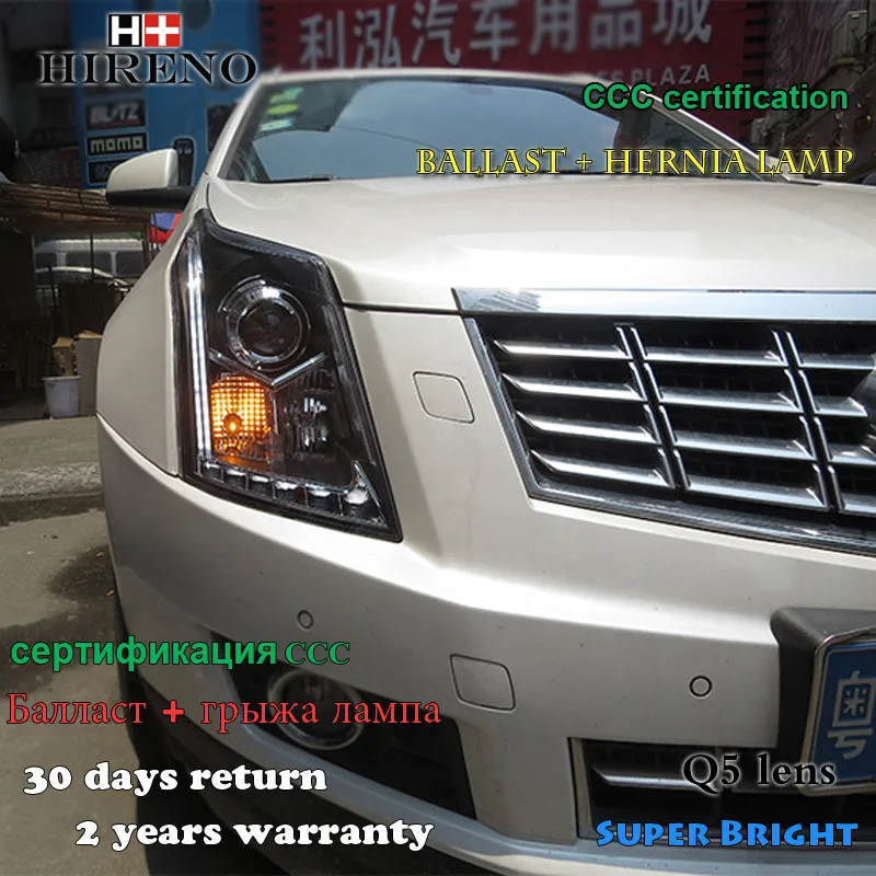 Hireno Headlamp For 2010 2016 Cadillac Srx Headlight