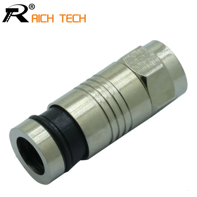

R Connector HIGH QUALITY CORD COMPRESSION BAGS, WATERPROOF CONNECTOR RG6FF-TYPR PLUG, RF COAXIAL RG6 RG59 RG11 COAX ADAPTER