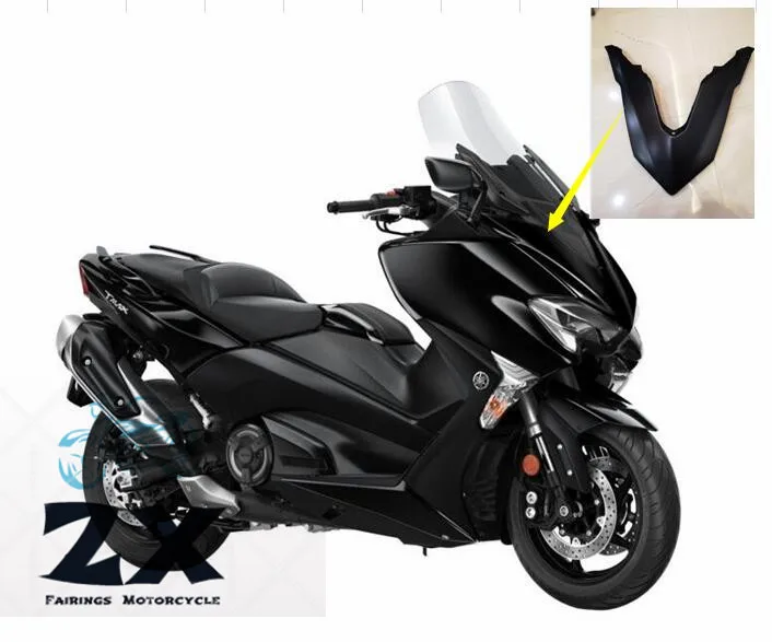 

Complete Fairings for yamaha TMAX 530 TMAX 530 2017 2018 front head Front face shell BLACK or matte black TMAX530
