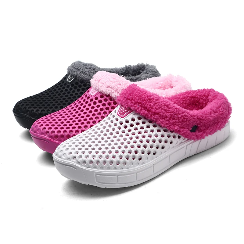 Winter Warm Home Slippers Men Women 2018 Indoor Shoes Cotton Pantoffels
