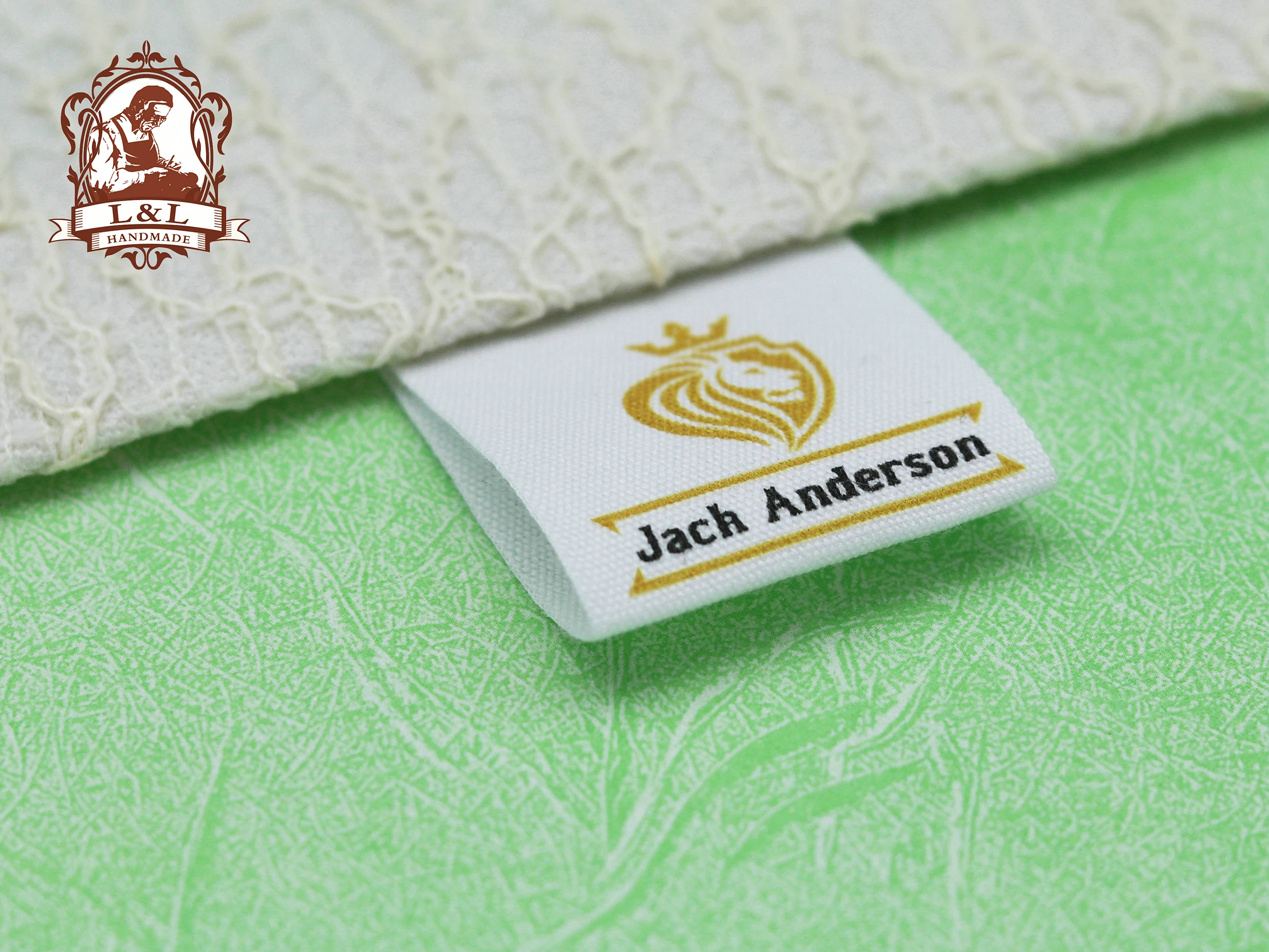 

Custom Sewing label, Handmade Tags, Custom kids Name Labels,Cotton Ribbon labels, Logo Labels(MD16)