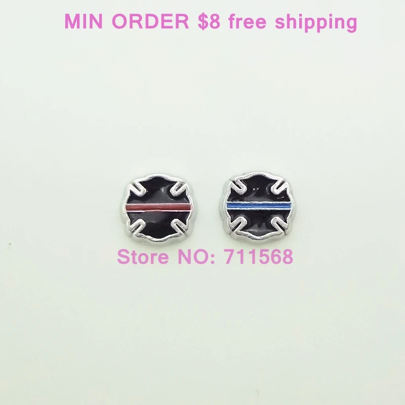 

Fallen Fire Fighter Logo Floating Charm Fireman Maltese Cross Locket Charm For Living Glass Magnetic Locket Accessories