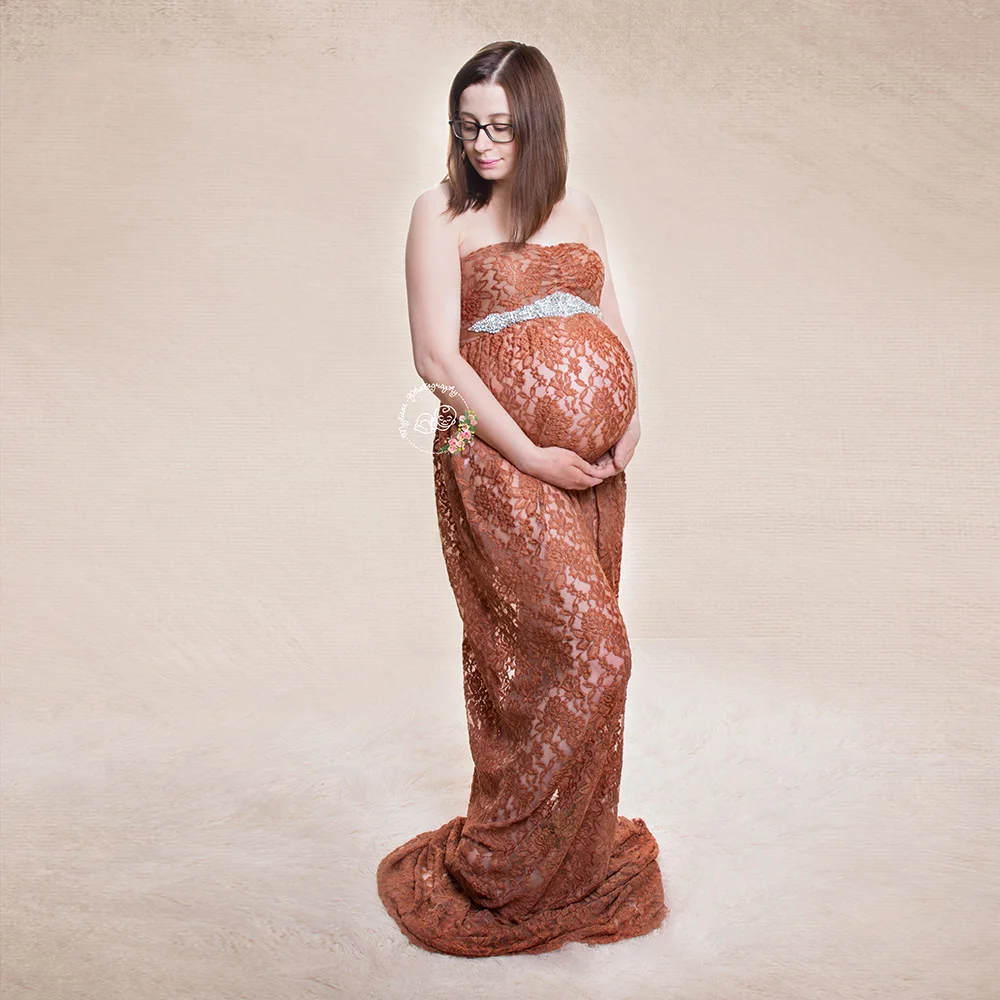 SO-buts Women Summer Photography Photo Props Fancy Popular Tulle Long Maxi Gown Pregnancy Maternity Dress