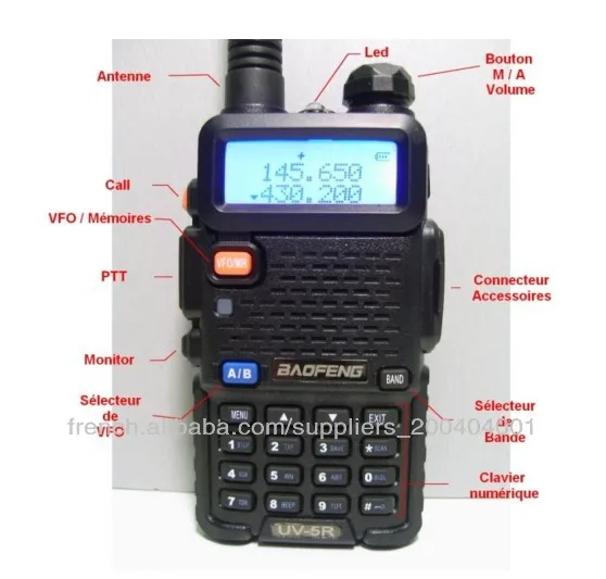 Baofeng УФ 5R с подкладкой радио pofung UV-5R Dual Band рация трансивер FM радио UHF VHF SOS Яркий Фонарик + наушники