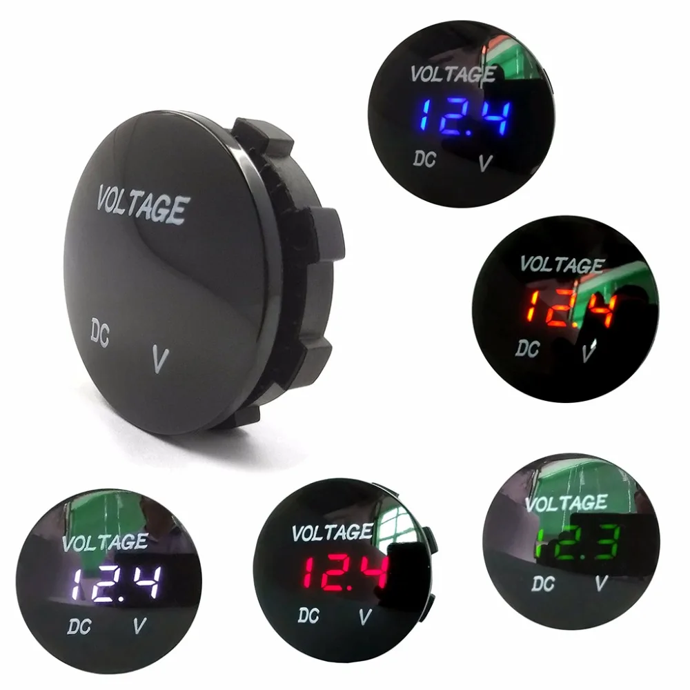 

DC5V-48V LED Panel Digital Voltage Meter Display Voltmeter Type2 For Motorbike Car / Boat Travel Trailer