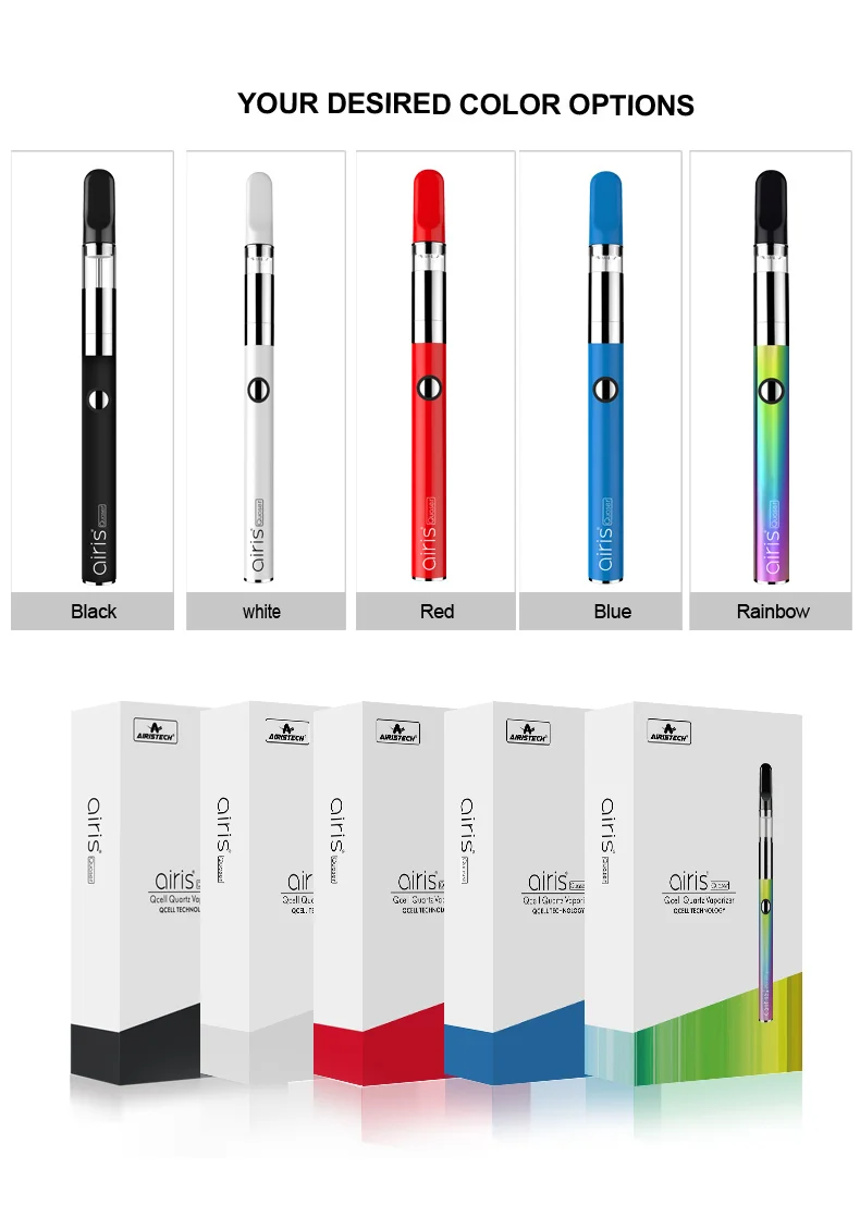 AIRISTECH Airis Quaser Wax Vaporizer Qcell Quartz Coil Dab Vape Pen Kit with Window Atomizer Temperature Control E-cigarette Kit (8)
