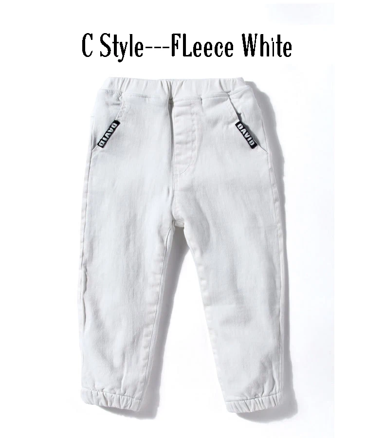 Kindstraum/ г. Новые плотные повседневные штаны для мальчиков хлопковые детские теплые штаны-шаровары однотонная детская модная школьная верхняя одежда, брюки MC1019 - Цвет: White C