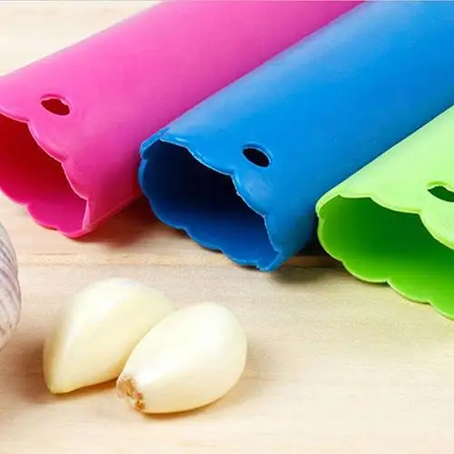 

HOT SALE! Magic Silicone Peeling Garlic Peeler Helper Useful Kitchen Tool Gadgets 63K7 6HCV