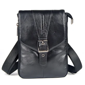 

Fashion shoulder bag for man genuine leather bag with high quality casual messenger bag for travel Free Shipping