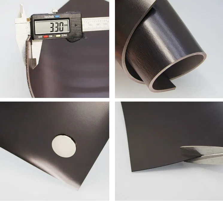 Магнитный лист 620 мм x 0,5 мм, магнит толщиной 0,5 мм, мягкий магнит для рекламы или доски, магнитный лист, Лучшая цена, длина 0,5 м