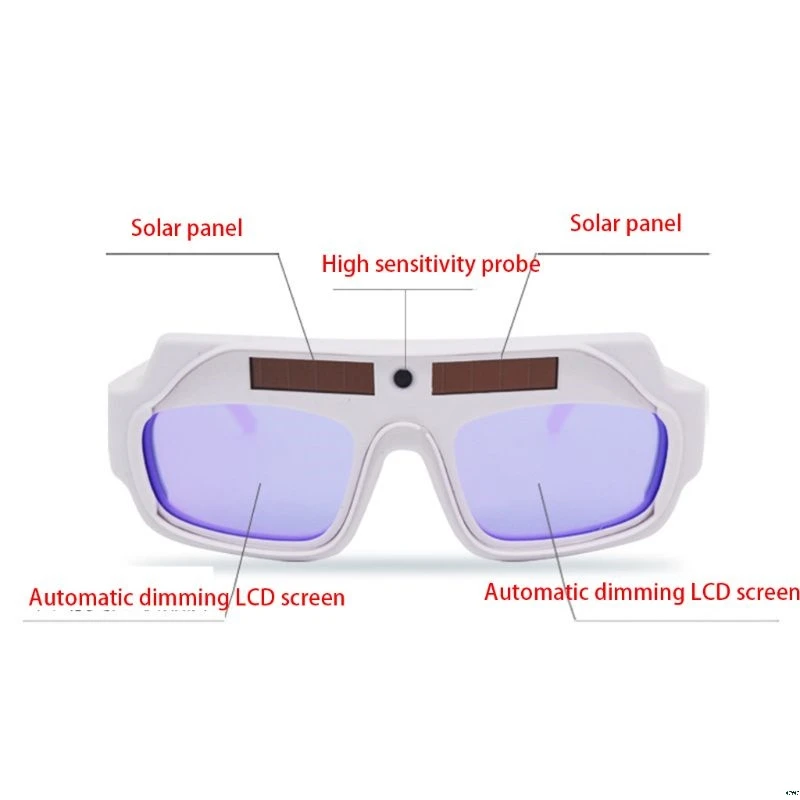 Сварочные очки маска объектив шлем авто затемнение питание анти-соскабливание сварщик очки ПК объектив для сварки защита