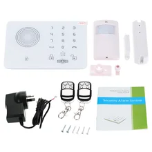 Беспроводная GSM SMS домашняя система охранной сигнализации с сенсорной панелью SOS для ухода за пожилыми людьми Android Phone control K7
