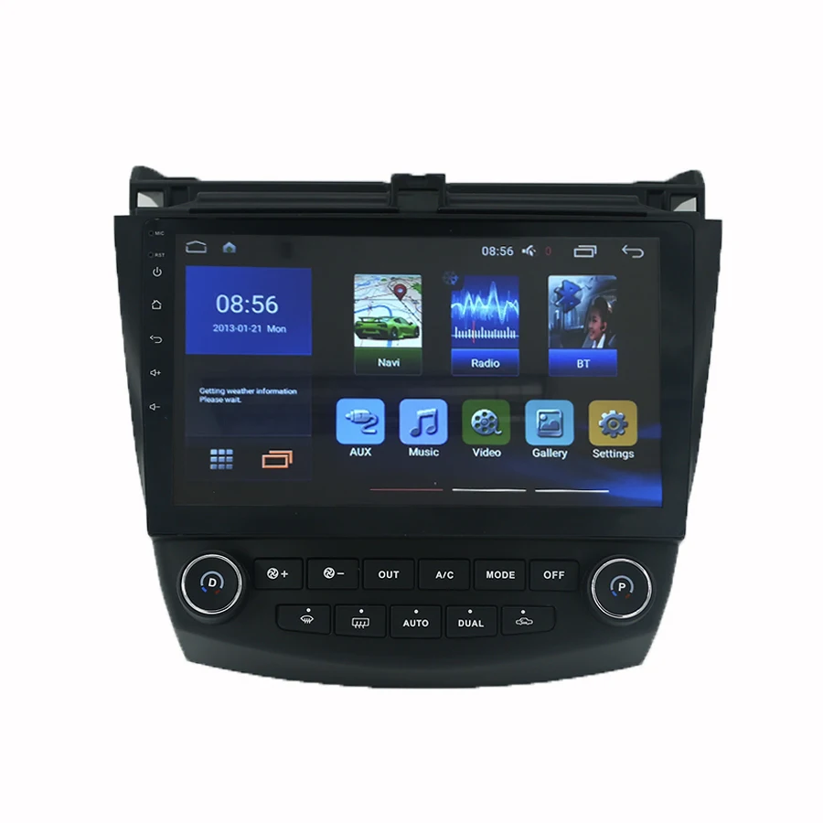 Top Asvegen Android 6.0 Quad Core 10.2 inch Car GPS Navigation Radio Bluetooth Multimedia Player For HONDA Accord 7 7th 2003-2007 2