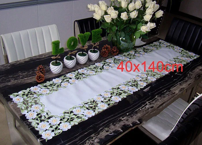 Скатерть в европейском стиле с вышивкой для сада, высококачественные тканевые скатерти с вышивкой, скатерть для кофейного стола