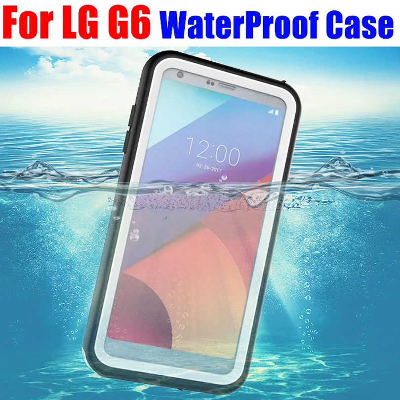 

Original IP68 Shock Drop Waterproof Case For LG G6 Diving Underwater PC + TPU Armor Cover For LG G6 G601