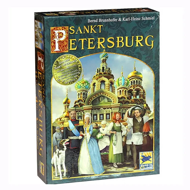 Saint Petersburg Board Game Cards Game 2-5 Players Family Game For Children With Parents Free Shipping цена Saint Petersburg Board Game Cards Game 2-5 Players Family Game For Children With Parents Free Shipping цены онлайн