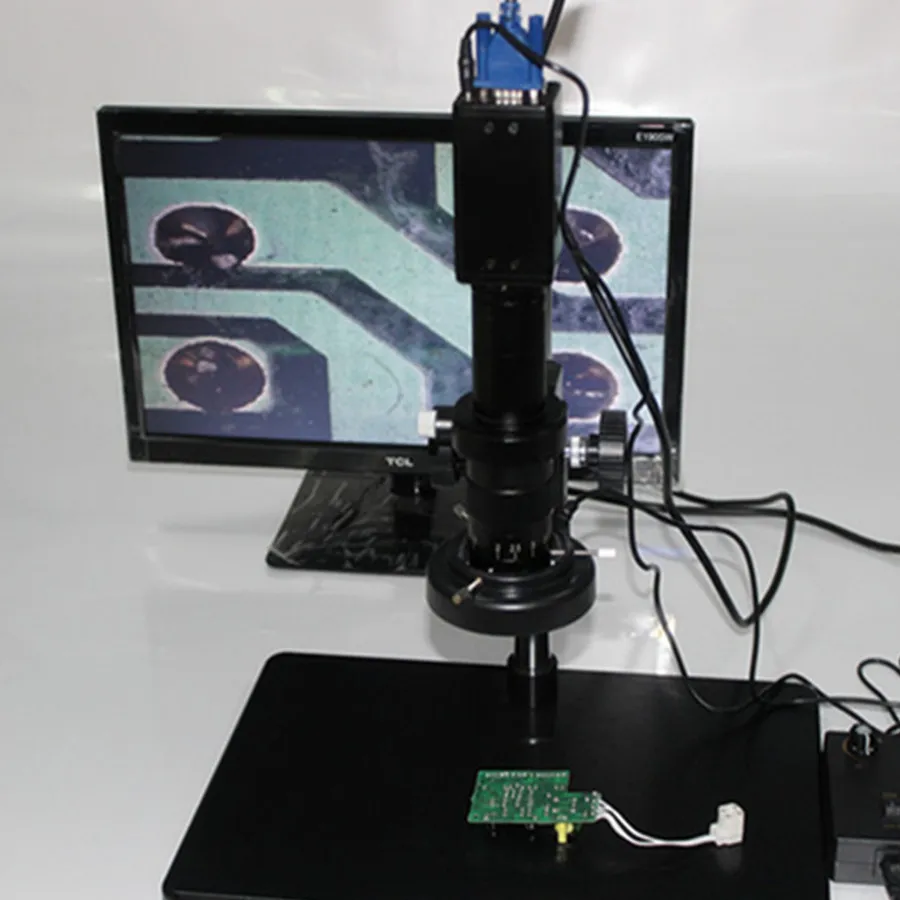 High pixel digital microscope VGA output can connect the PC monitor In stock digital optica