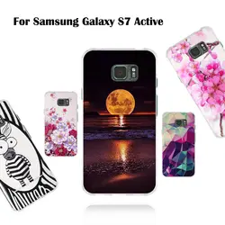 Чехол для samsung Galaxy S7 активные 5,1 дюймов чехол для samsung Galaxy S7 Active 3D помощи окрашены защиты мультфильм ракушки