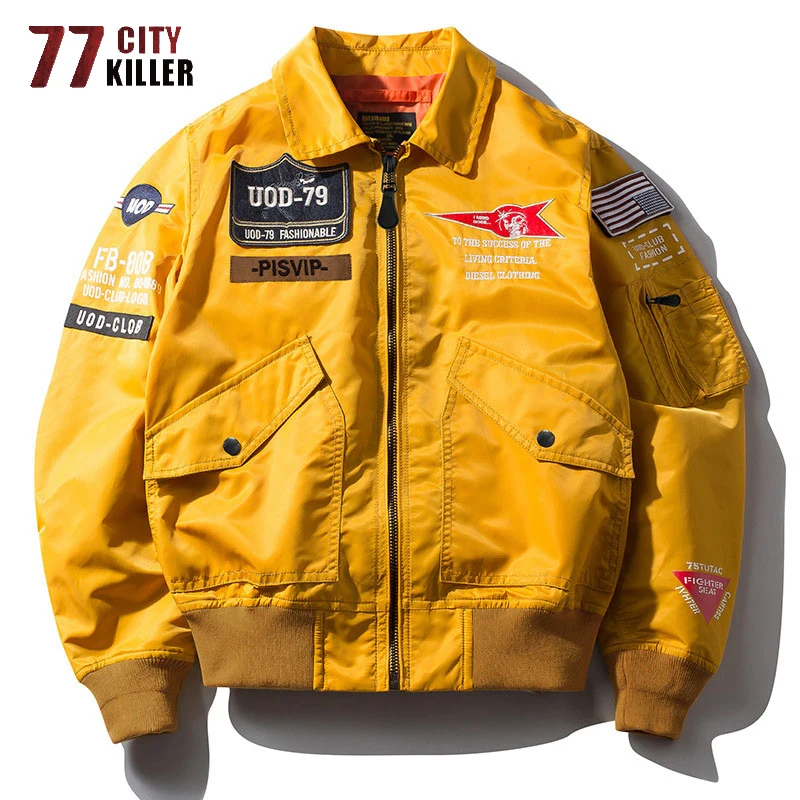 77City Killer New Bomber Jacket Men Spring Autumn Streetwear Air Force Jacket Male Military Windbreaker Hip Hop Chaqueta Hombre 77City Killer New Bomber Jacket Men Spring Autumn Streetwear Air Force Jacket Male Military Windbreaker Hip Hop Chaqueta Hombre