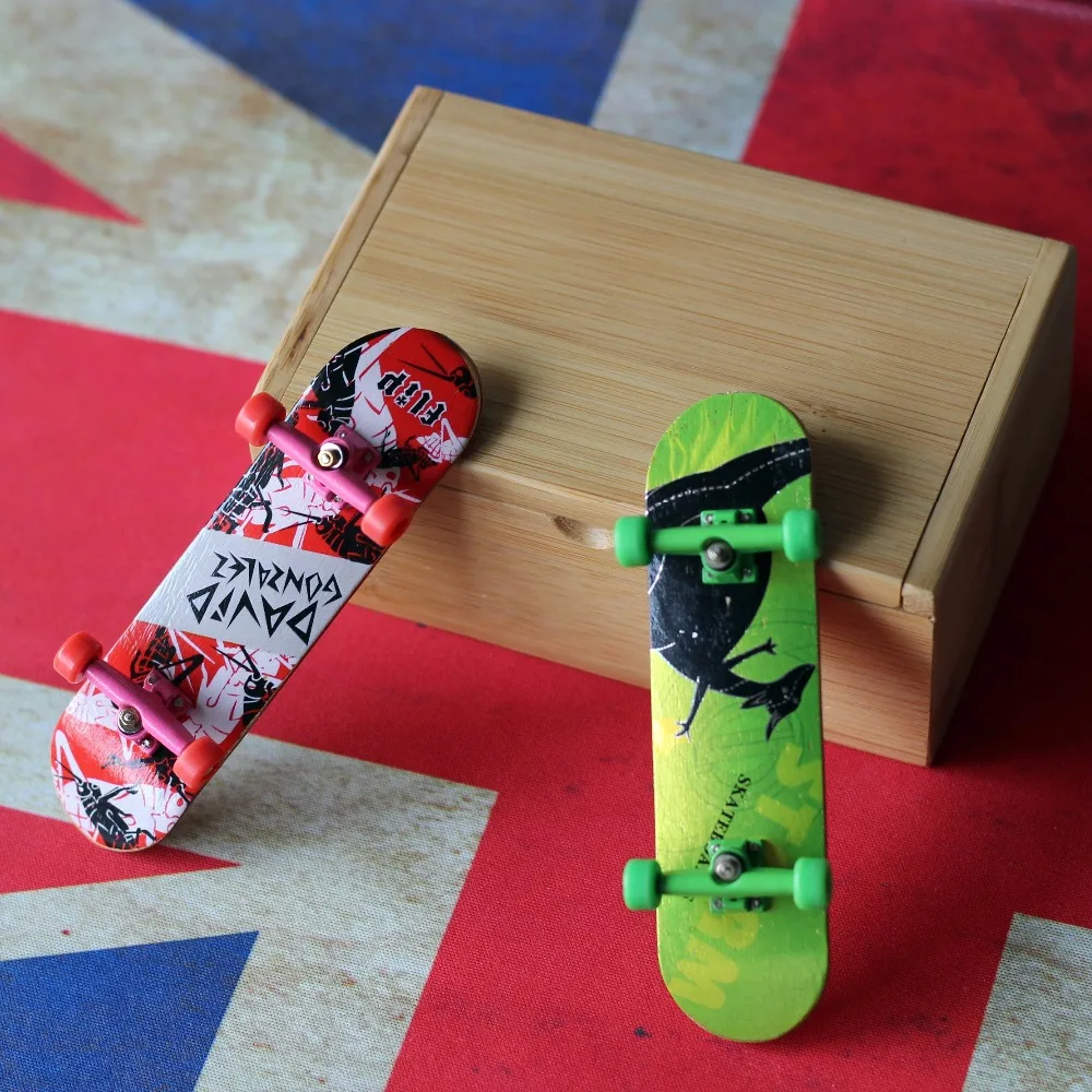 Высокое качество Мини Дерево клен гриф с палец скейтборд коллекция коробка скейт доска игрушки для детей детский подарок