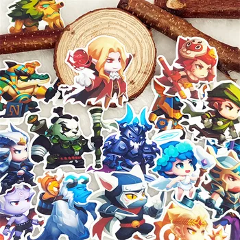 

20 Pcs Cute anime knight Stickers Diary Sticker Scrapbook Decoration Paper DIY Stickers School Office Supply kids toys