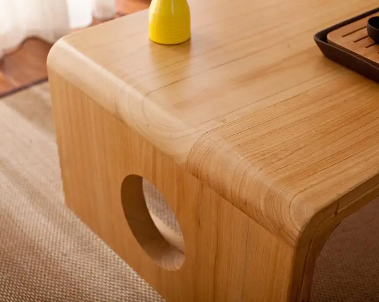 Азиатский антикварная мебель японский пол Чай стол прямоугольный Гостиная деревянный центр ноутбука Кофе татами недорогих деревянный стол