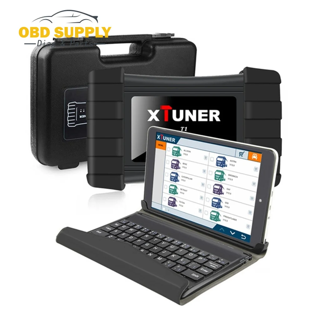 

Newest OBD 2 Autoscaner XTUNER T1 V8.7 HD Heavy Duty Trucks Auto Diagnostic Tool With Truck Airbag ABS DPF EGR Reset+ 8' WIN8