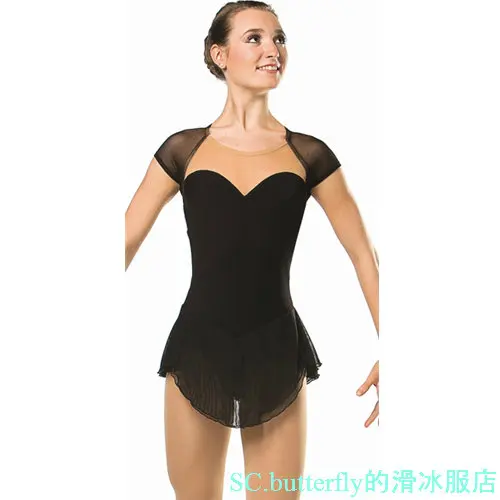 

black skate women dress skate woman dress children skate dress free shipping customize