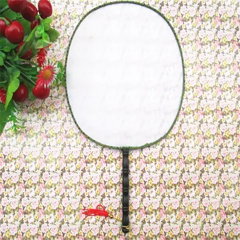 

200pcs Blank Round Fans Chinese Imitation Silk Fans Kids Children DIY Painting Fan Event And Party Supplies wen6254