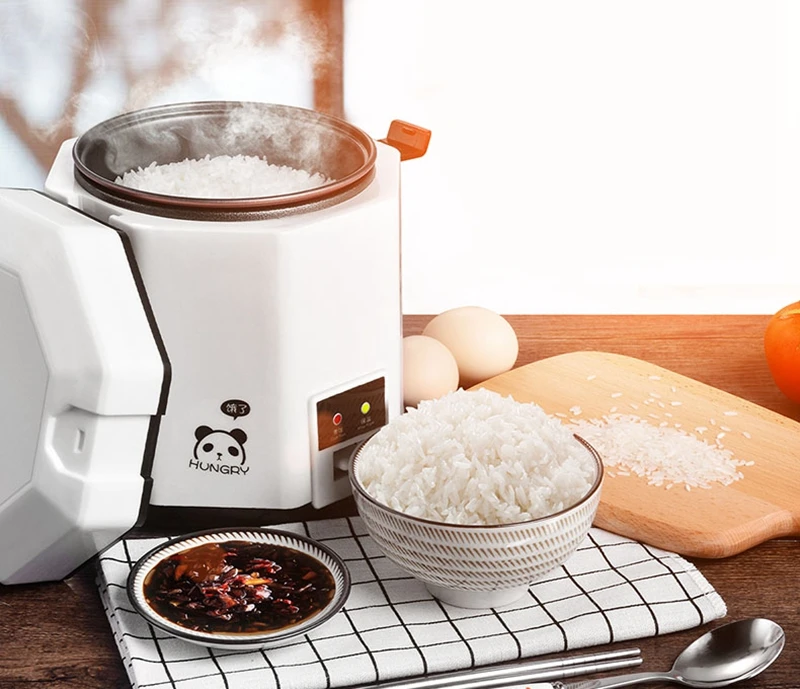 

1.2L Mini Portable Rice Cooker Auto Multifunction Cooking Pot Heating Soup Porridge Steamer Student Noodles Cooking Machine