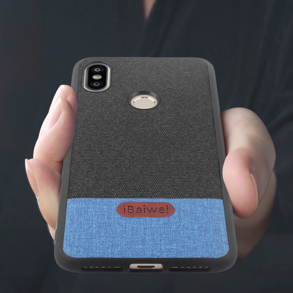 Cloth Phone Case For Xiaomi Redmi S2 Fabric Back Cover Luxury Silicone Edge Protective Coque Funda Fashion |