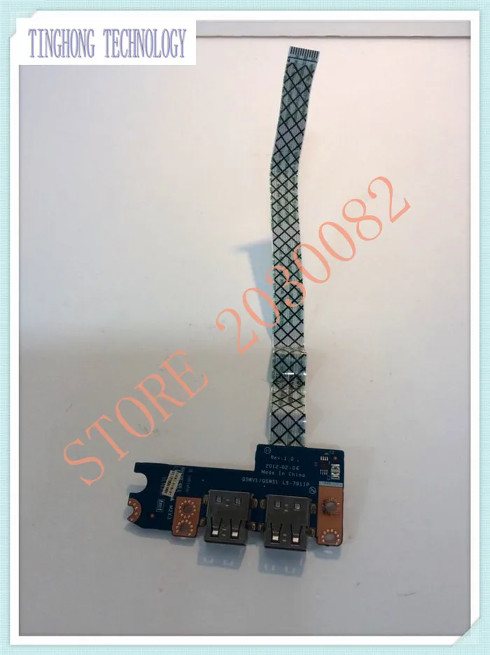 Для Acer для шлюза NE56R E1 571 USB порт совет с кабелем Q5WV1 Q5WS1 LS 7911P|board carton|board dvrboard shorts |