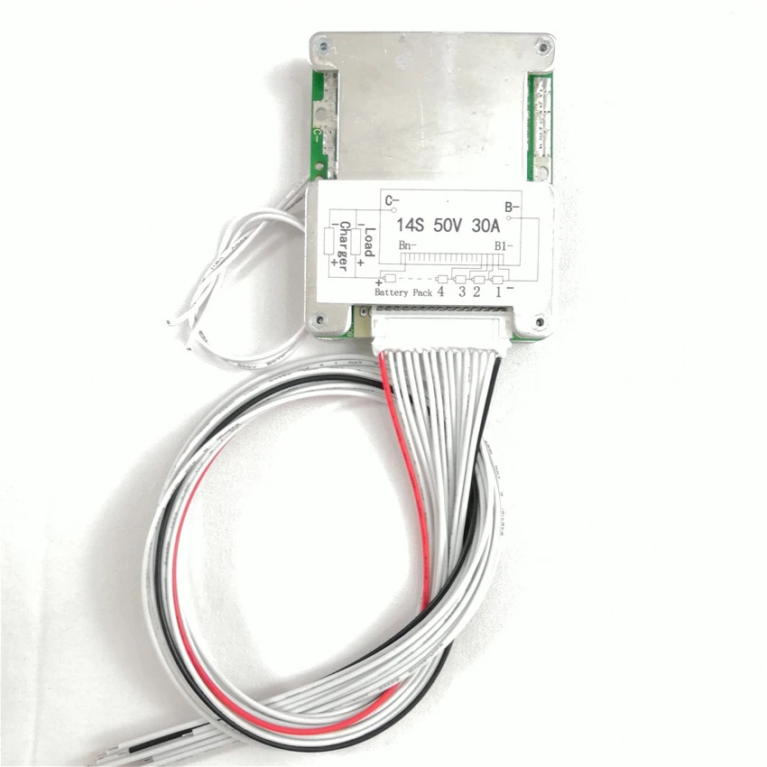 Печатная плата li ion pcm с переключателем ВКЛ./ВЫКЛ. 14S 48 В 30 А bms общий порт