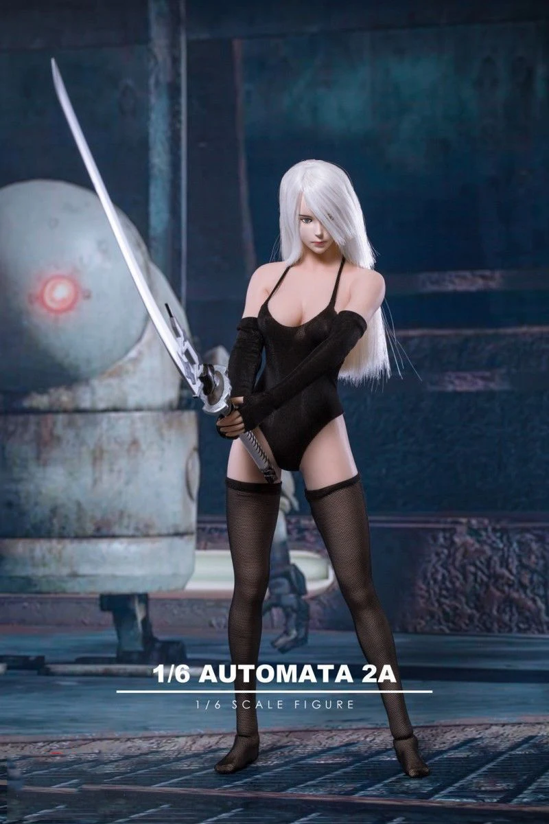 1/6 масштаб сексуальный комплект одежды Nier Automata 2B голова и оружие модель подходит