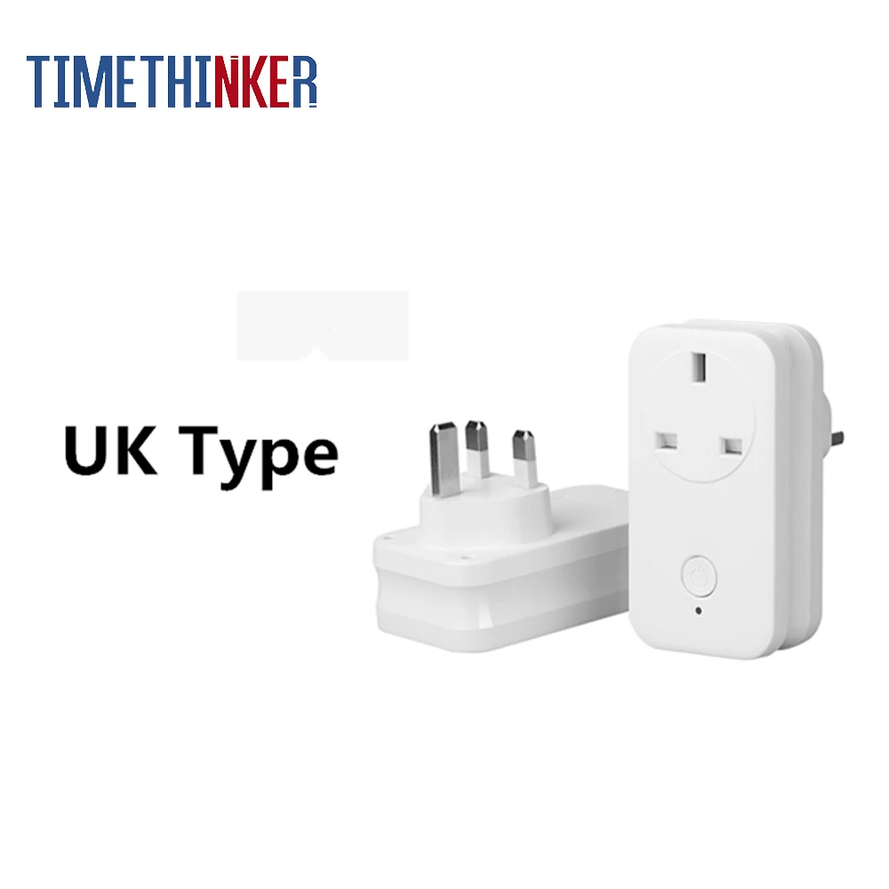 Умная розетка Timethinker, WiFi, умная розетка для Apple Homekit, Siri ALexa, приложение Google Home, AU, US, EU, UK, адаптер, 2 шт., WS2, разъем питания - Комплект: Uk Standard 2 Pieces