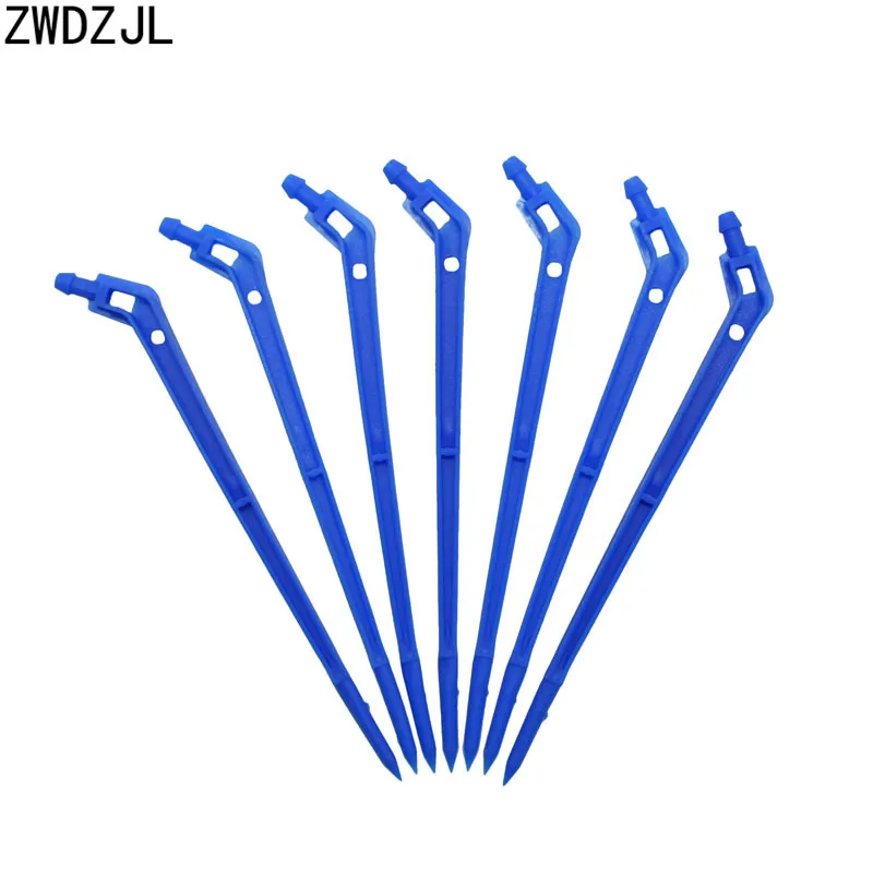 

1/4 Arrow drip Emitter Curved Arrow Dripper Plants Bend Sprinklers Micro Irrigation System connectors for 4/7mm Hose 15pcs