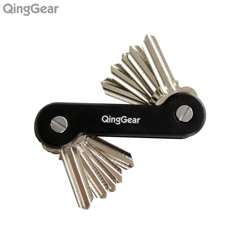 QingGear SKEY Key Organizer Držák dvířek Key Pocket Organizace Nástrojový klíčenka s kapsou Klip 3 sady Šroub