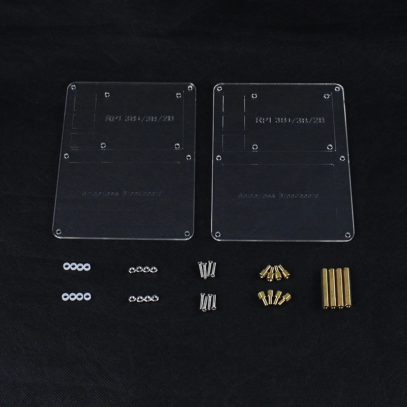2 слойная макетная плата Raspberry Pi 3 Монтажная пластина акриловая доска для