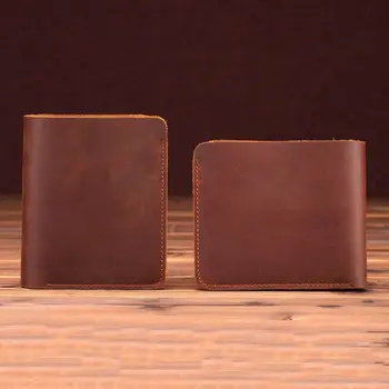 

Men's Business Genuine Leather Wallet Pocket Card Holder Clutch Bifold Purse