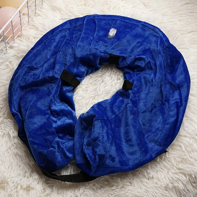 1PC Inflatable Pet Collar Health Dog Cat Vet Approved Elizabethan Wound Healing E-Collar Protection Medical Cone Collar PEY0917