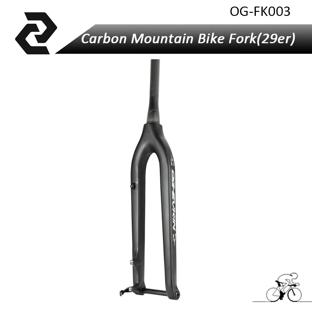 OG EVKIN Full Carbon 29er Fork Disc Forks Mtb UD Matt Mountain Bike Tapered Rigid Forks 29