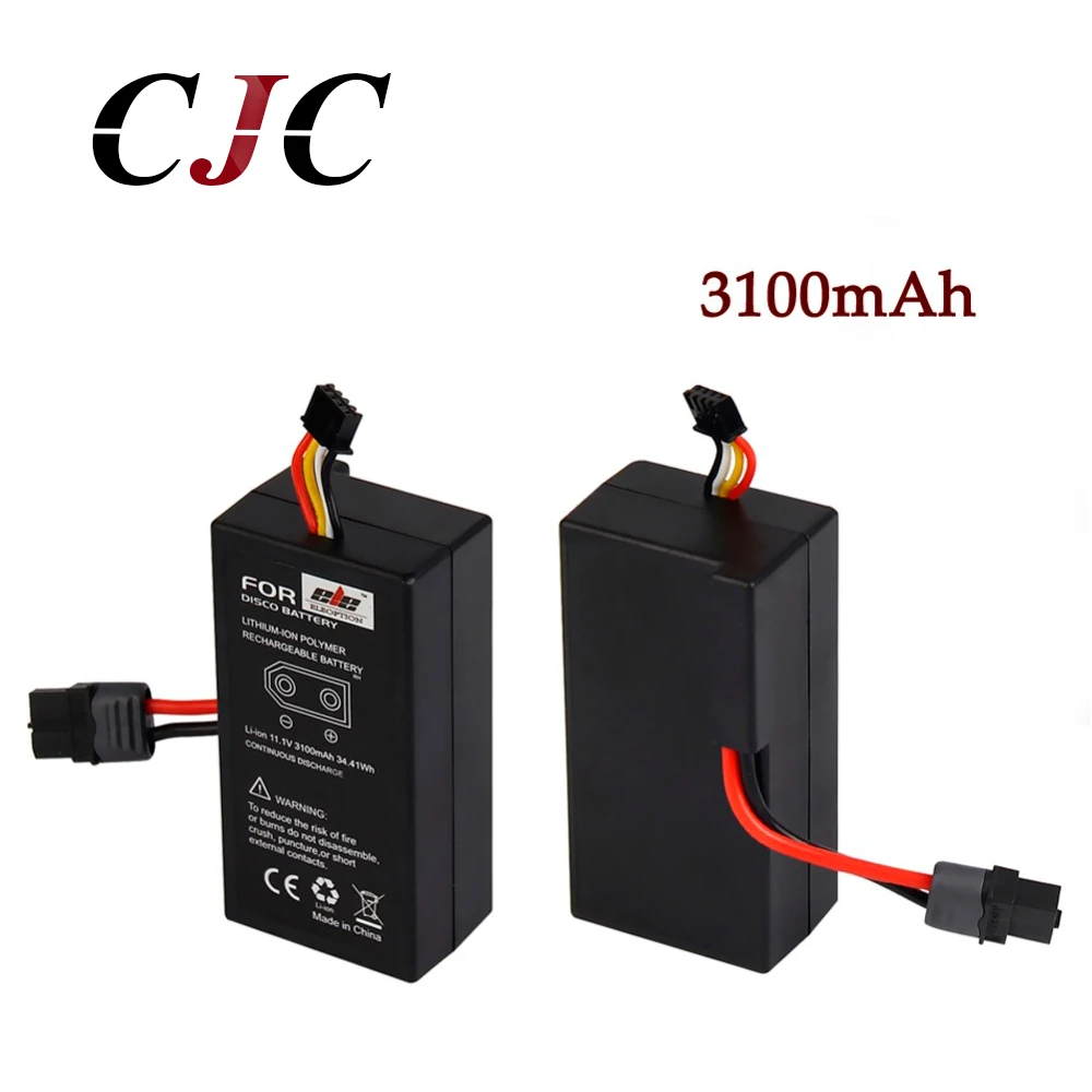 

2PCS High Quality 11.1v 3100mAh Lithium-ion Rechargeable battery For UAV Parrot Disco FPV Polymer Rechargeable Battery