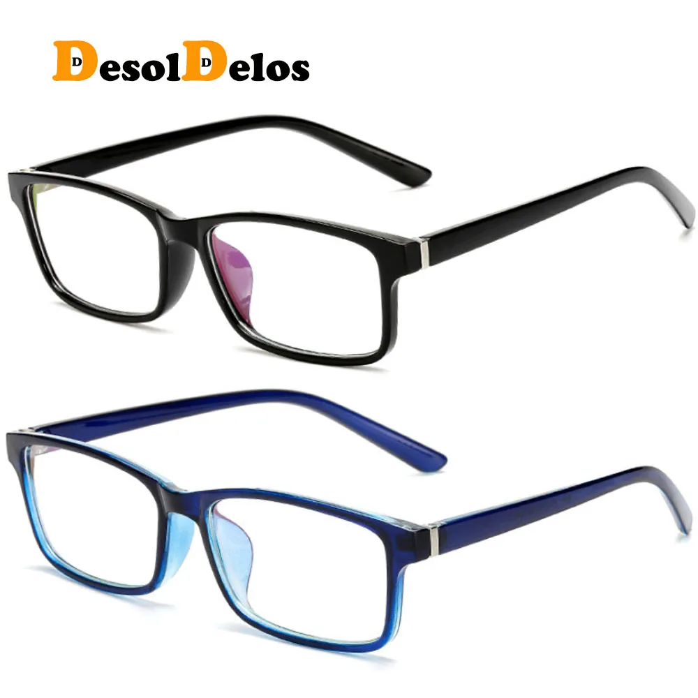 2019 New Flower Glasses Popular Computer Glasses Frame Women Men Anti-blue Radiation Protection Square Myopia Frame Eyeglasses