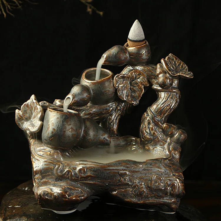 Dropshipping Back Five blessings descend upon the house of ceramic incense burner Buddha high-grade creative | Дом и сад